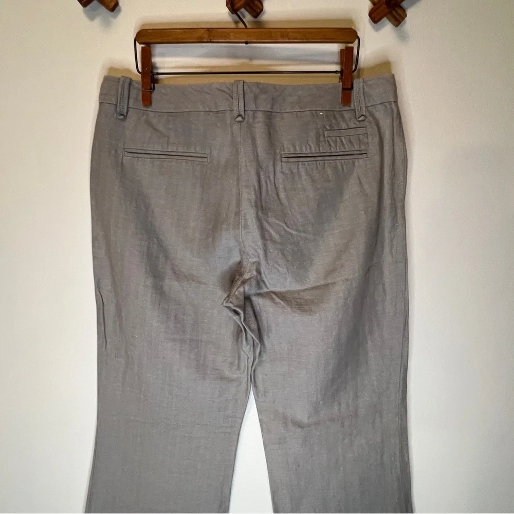 GAP Hip Slung fit Light Linen Khaki Beige Pants - Picture 6 of 16